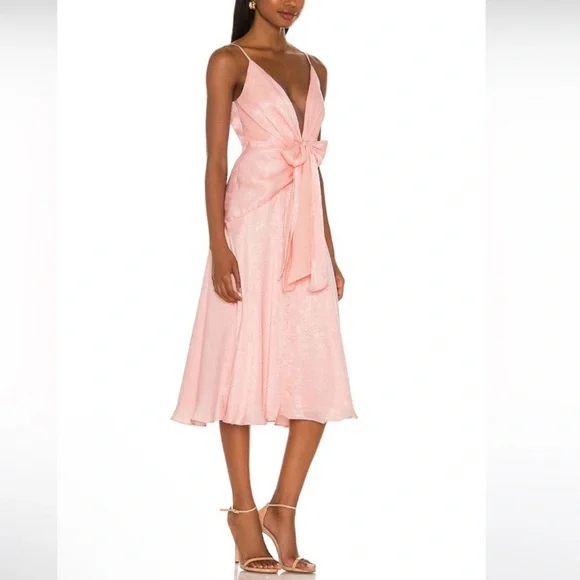 NEW KATIE MAY Sway Zee Dress in Dusty Rose Large - Picture 5 of 14